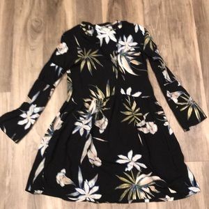 Black floral sundress